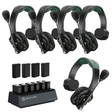 Hollyland Solidcom SE PRO 5-User Wireless Intercom ENC Headset 1.9GHz