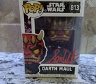 Funko Pop 813 Star Wars Clone Wars Rebels Darth Maul Sam Witwer Signed With COA