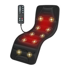 COMFIER Full Body Massage Mat with Heat, Back Massager 10 Black