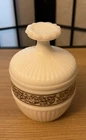 Vintage Avon 60's-70's milk glass dusting powder bottle