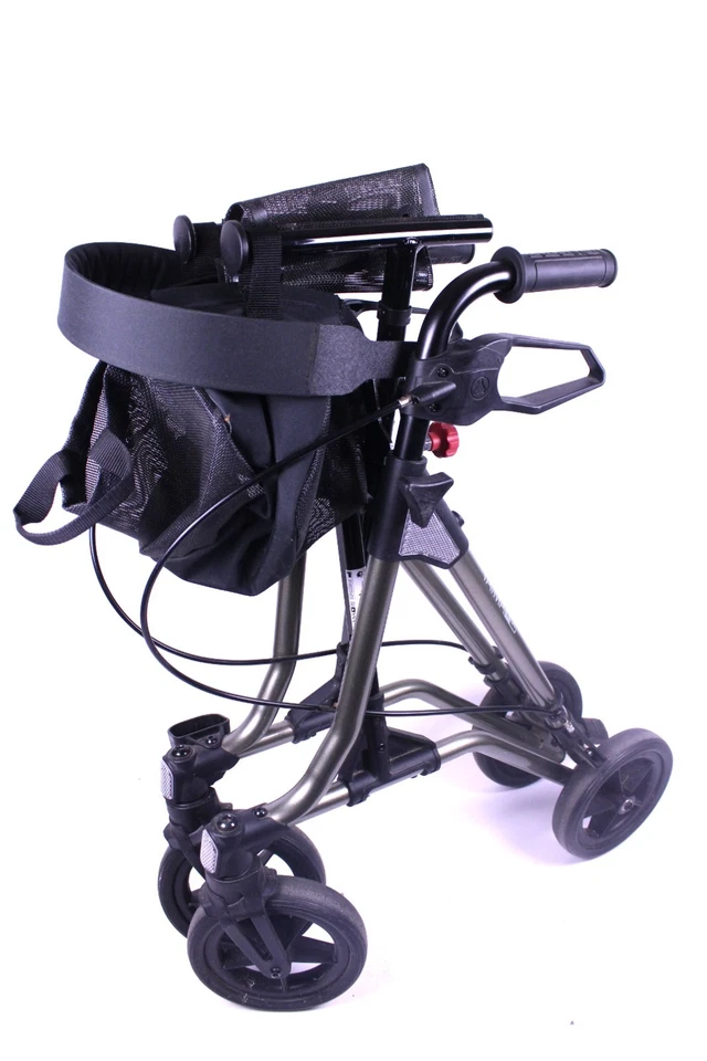 DIETZ Taima M-GT Gehwagen bis 150kg Leichtgewicht Netztasche Rückenlehne faltbar - Bild 2 von 4