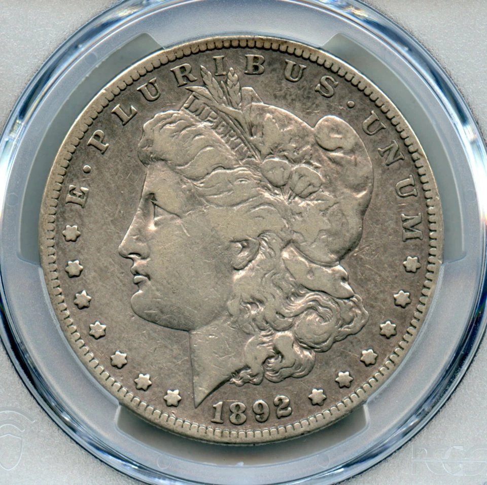 1892 S Morgan Silver Dollar PCGS VF 20 - Image 3 of 4