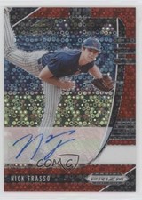 2020 Panini Prizm Draft Picks Red Donut Circle 28/99 Nick Frasso Auto qx7