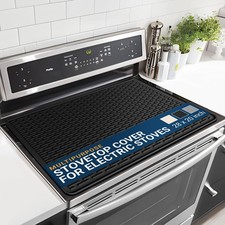 Thick Stove Top Cover for Electric Stove 28 x 20 Inch Silicone Flat Range Mat...