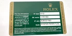 VINTAGE GENUINE ROLEX 179160 Datejust watch card 410 2011 Lady 260130002yA