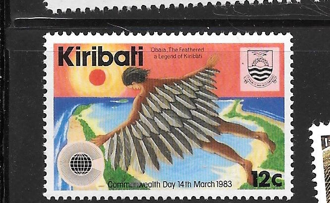 KIRBATI SC#418 1983 MNH XF MINT OLD LEGEND COMMEMORATIVE PICTORIAL STAMP