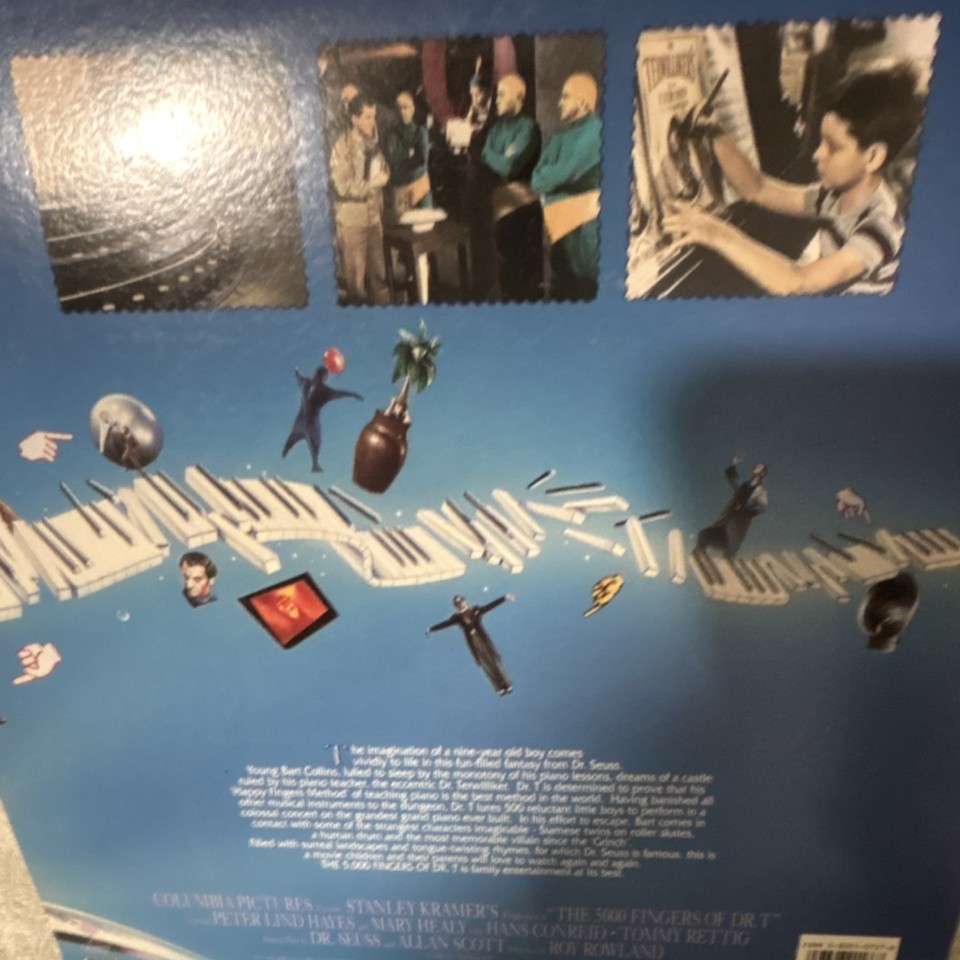 The 5000 Fingers Of Dr T LaserDisc Roy Rowland Hans Conried Fantasy G the-5000-fingers-of-dr-t-laserdisc-roy-rowland-hans-conried-fantasy-g