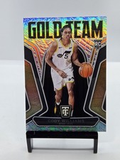 2024-25 Panini Totally Certified Cody Williams Gold Team Rookie Utah Jazz #16