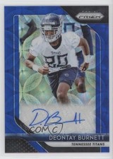 2018 Panini Prizm Rookie Blue Scope 38/99 Deontay Burnett #RA-DB Auto v7j