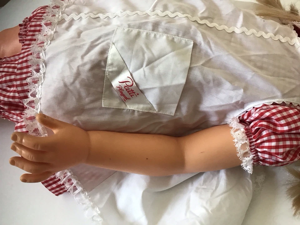 PATTI PLAYPAL DOLL with CLOTHES PLAY PAL IDEAL DOLL G-35 ON NECK - Image 4 of 4