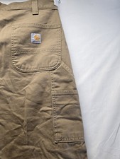 Carhartt Carpenter Work Utility Pants Brown Duck B324 DKH Men's 36x36