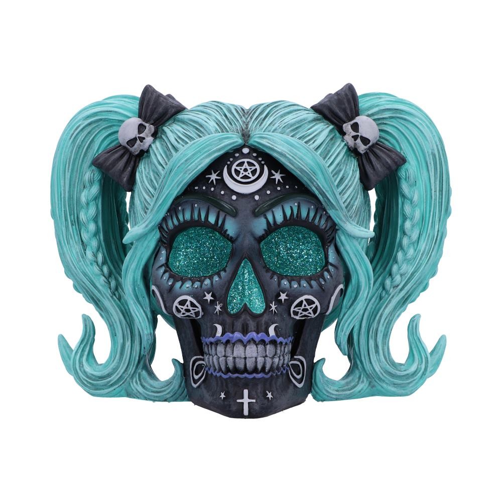 Drop Dead Gorgeous - Cute and Cosmic Witchy Doll Skull 19.5cm Nemesis Now- NEW