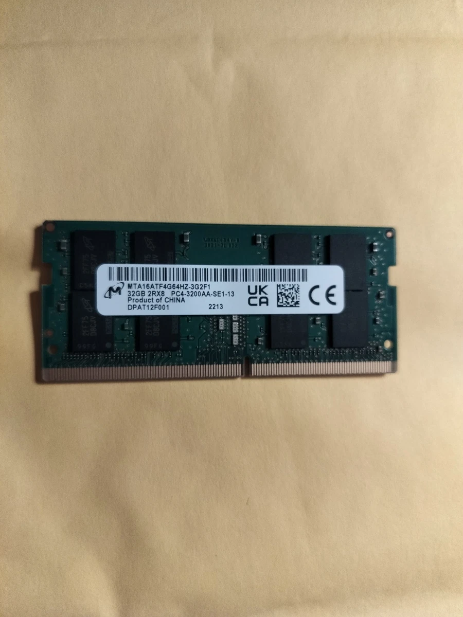 PC4-25600 (DDR4-3200) Bus Speed Computer RAM 32 GB Capacity per