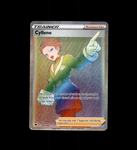 Cyllene 201/189 Rainbow Rare Astral Radiance Pokemon Near Mint