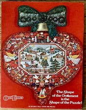 Vintage Springbok Hallmark Outlines Sleigh Ride Ornament Puzzle 500+ Pieces