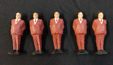 1965 Gilbert JAMES BOND Secret Agent 007 Loose 3.5" Figures 5 pc - Goldfinger