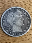 1905-S Barber 50c According to Ch.GPT, only 2,494,,000 minted Est 2,000 left