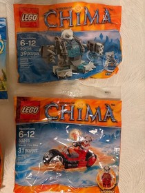 LEGO LEGENDS OF CHIMA Lot of 5 sets polybags 70000 30256 30250 30265 30264