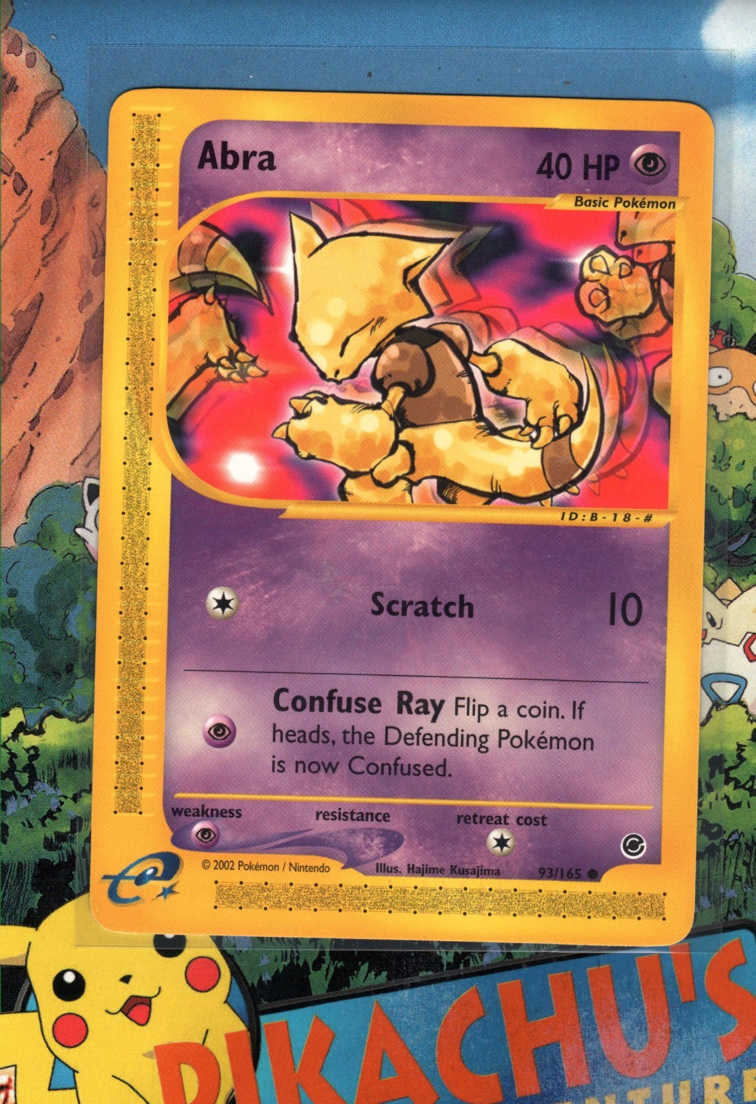 Pokémon TCG Abra 93/165 2002 Expedition Base Set NM