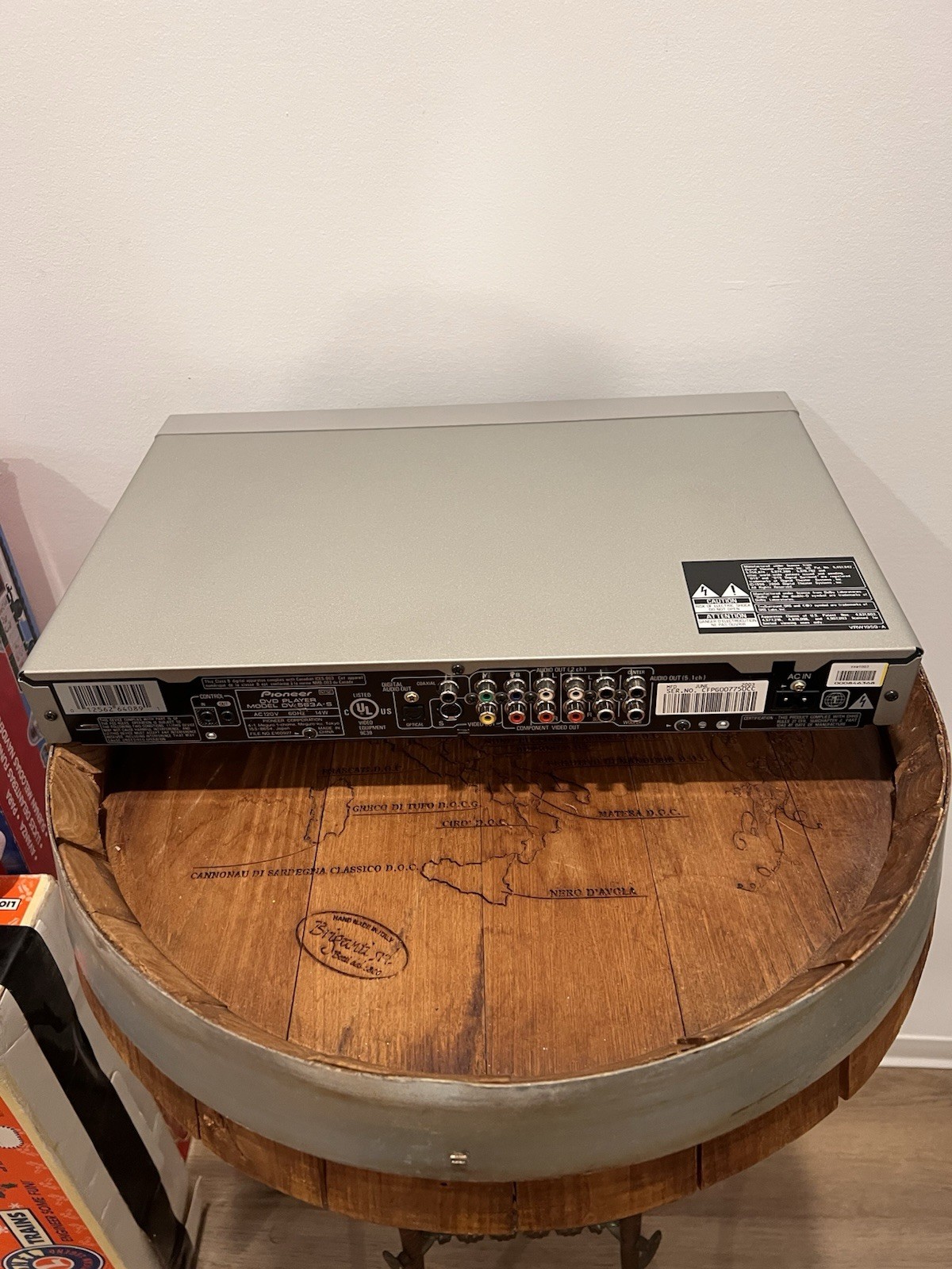 Pioneer DV-563A-S Universal DVD/SACD/DVD-Audio Player No Power Cord & NO Remote