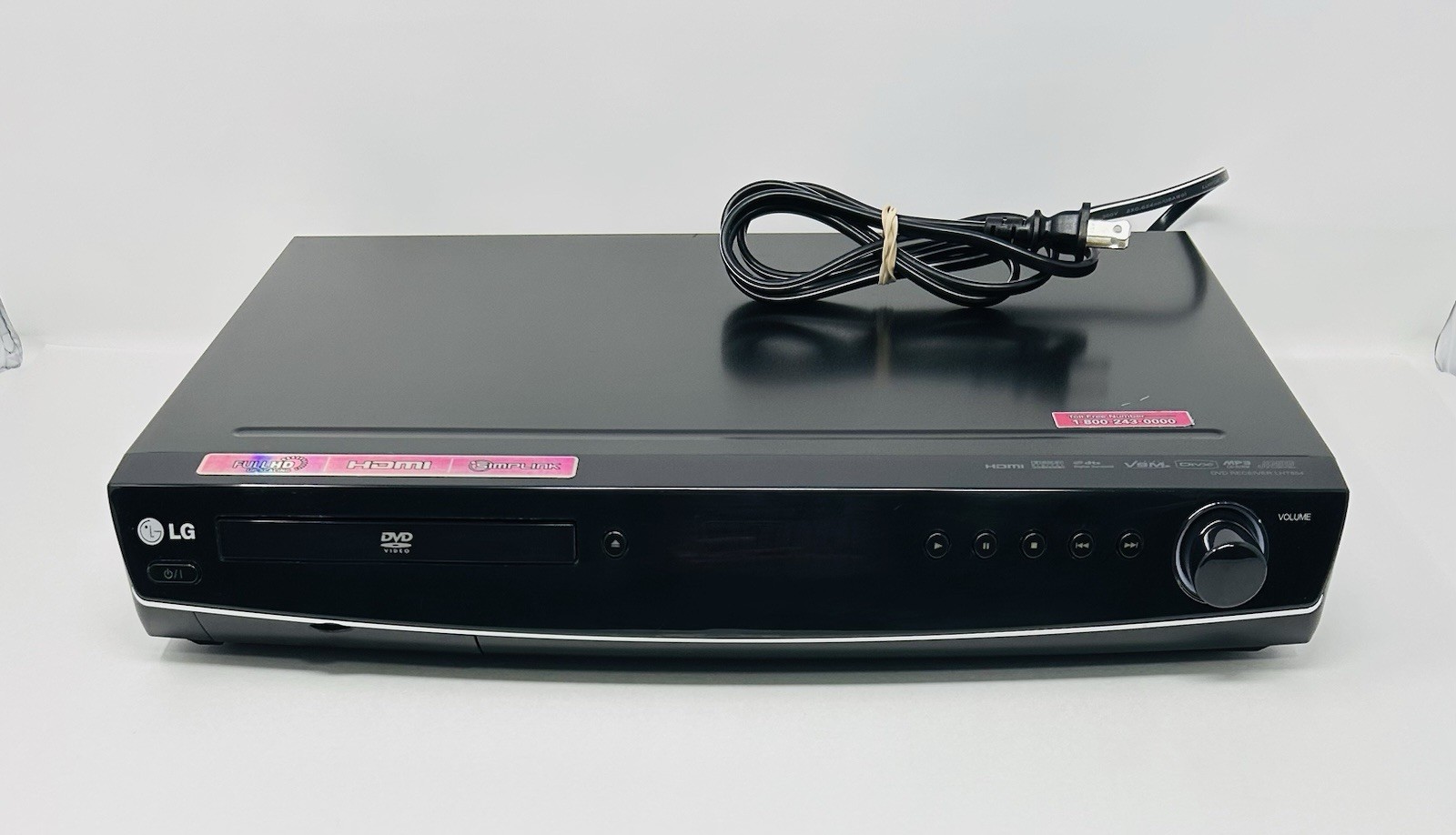 LG LHT854 Home Theater System DVD Receiver HDMI 1080p Upscaling No Remote TESTED