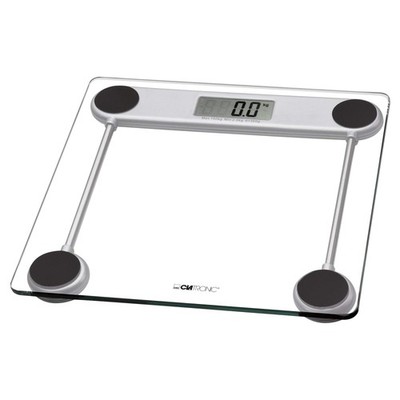 Clatronic  Digitale Personenwaage Sicherheitsglas 25-150kg LCD-Display inkl.