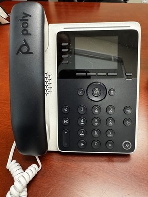 Poly Edge E220 Corded Desktop Business VoIP Phone