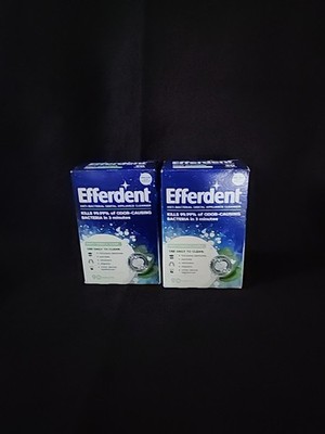  ( Lot 2 ) Efferdent Retainer, Partials, Full Denture 90 Cleanser Tablets Each