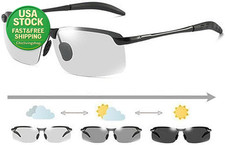 Polarized Photochromic Sunglasses UV400 Driving Cycling Eyewear Lightweight