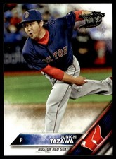 2016 Topps Update Junichi Tazawa Boston Red Sox #US20