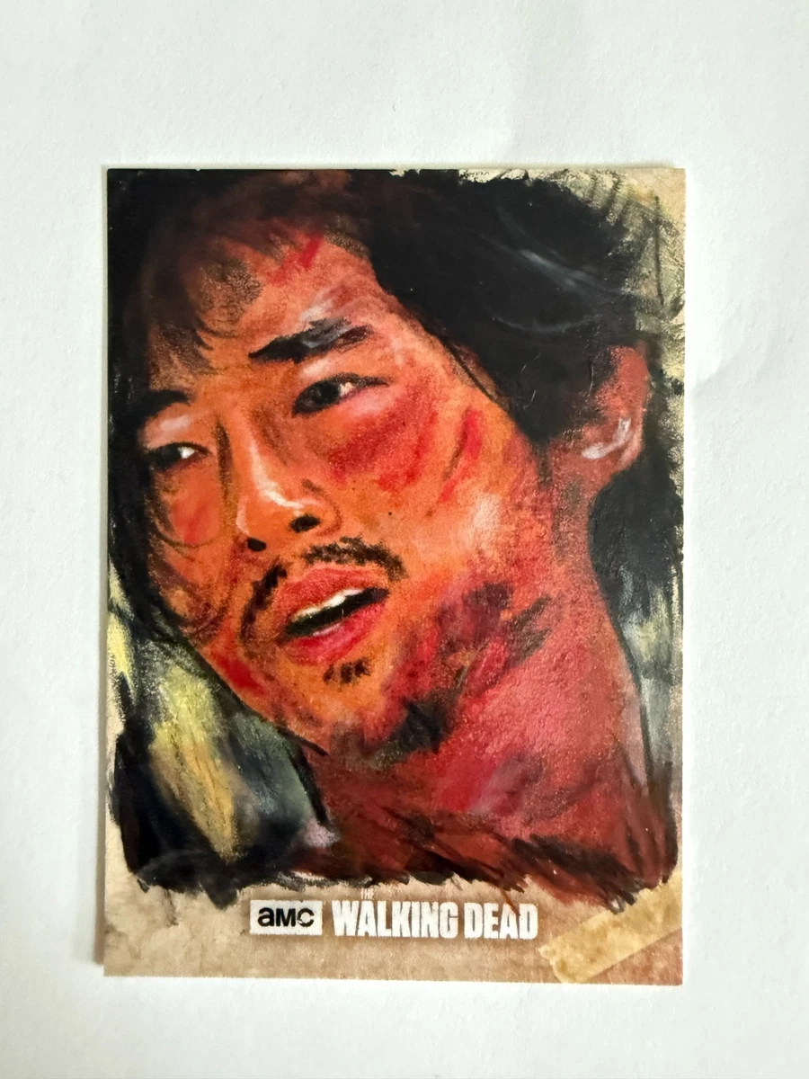 ウォーキングデッドエイブラハムメダリオン＆スケッチカード Walking Dead with Sketch Collectable Trading Cards for sale | eBay