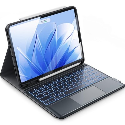 Earto Nur für iPad Pro 11 2024 Hülle mit Tastatur Zoll, Multi Touch Trackpad,...