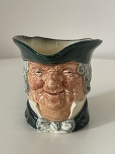 Vintage Royal Doulton Parson Brown Character Jug Toby Mug "A" Mark Green Noke