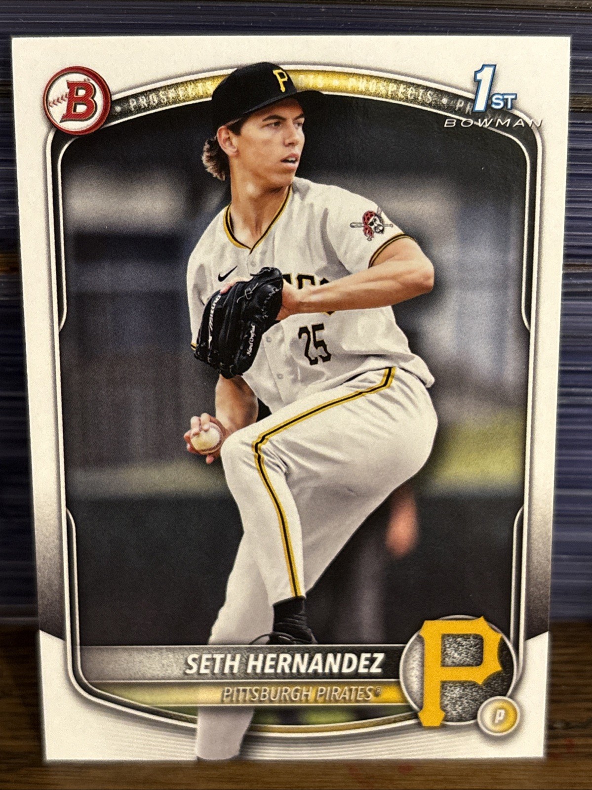 Seth Hernandez RC 2025 Bowman Draft #BD25 Pirates 6th Overall Pick 1st Bowman
