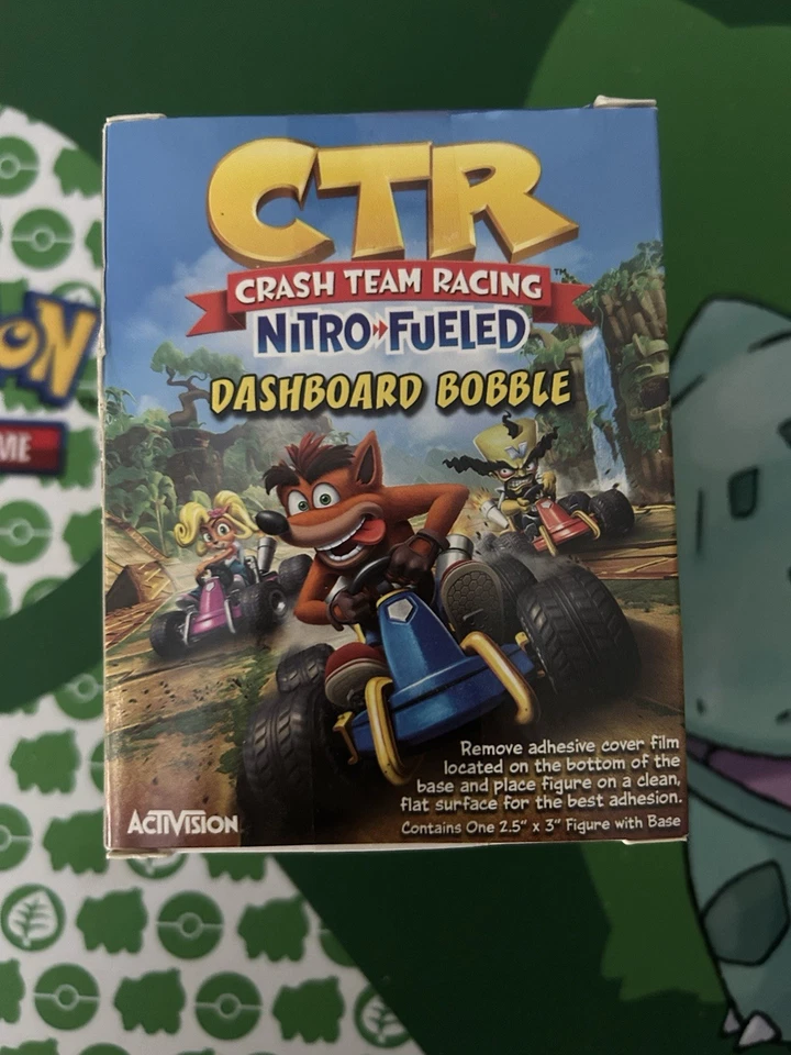 Tablero de instrumentos CTR Crash Team Racing Nitro Bobble nuevo en caja Foto 3 de 4