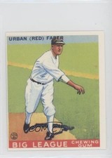 1983 Renata Galasso 1933 Goudey Reprints Red Faber #79 HOF 0kb0