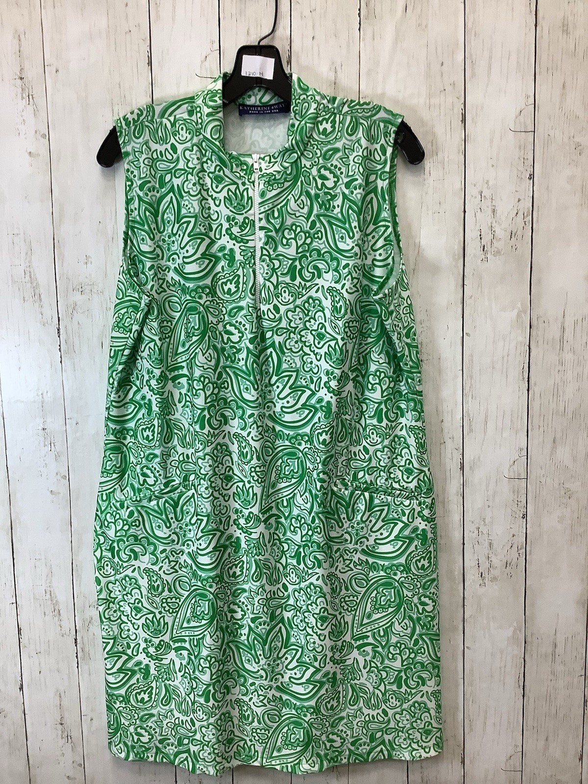 Katherine Way Sleeveless Shift Dress Size X Large  Pockets 1210-14