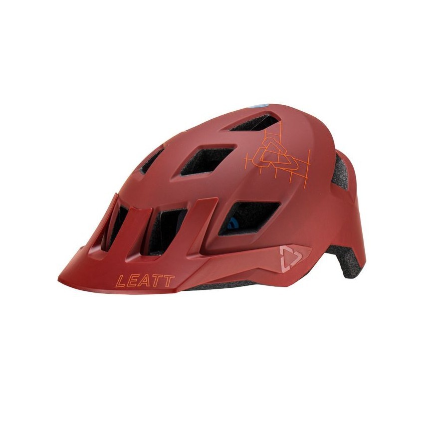 casco mtb enduro allmtn 1.0 rosso LEATT trail all mountain