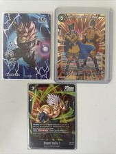 dragon ball super card game 3 card Lot