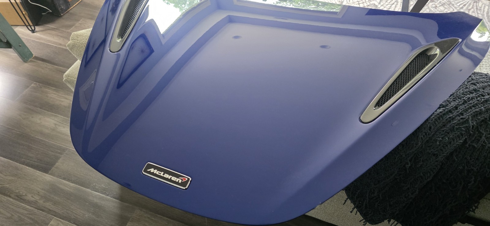 McLaren 720s Aurora Blue Hood OEM