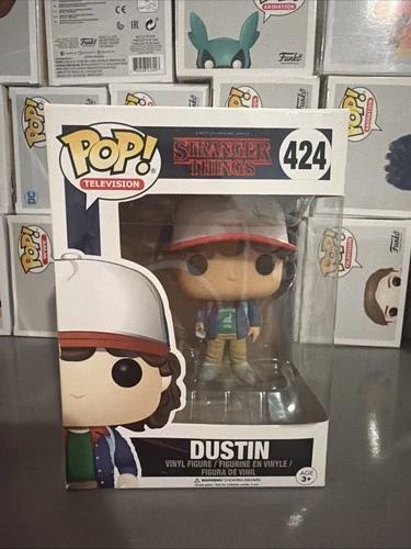 Funko Pop! Vinyl: Stranger Things Dustin Henderson(W/ Compass) #424 Minor damage