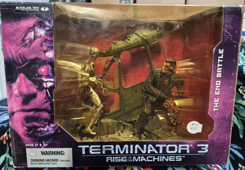 2003  TERMINATOR 3 RISE of the MACHINES Deluxe Box Set McFARLANE TOYS NEW SEALED