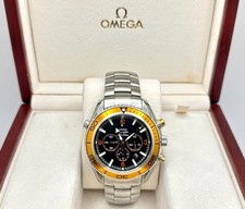 Omega Seamaster Planet Ocean 600M 2218.50.00 45.5mm Orange Bezel Steel Box