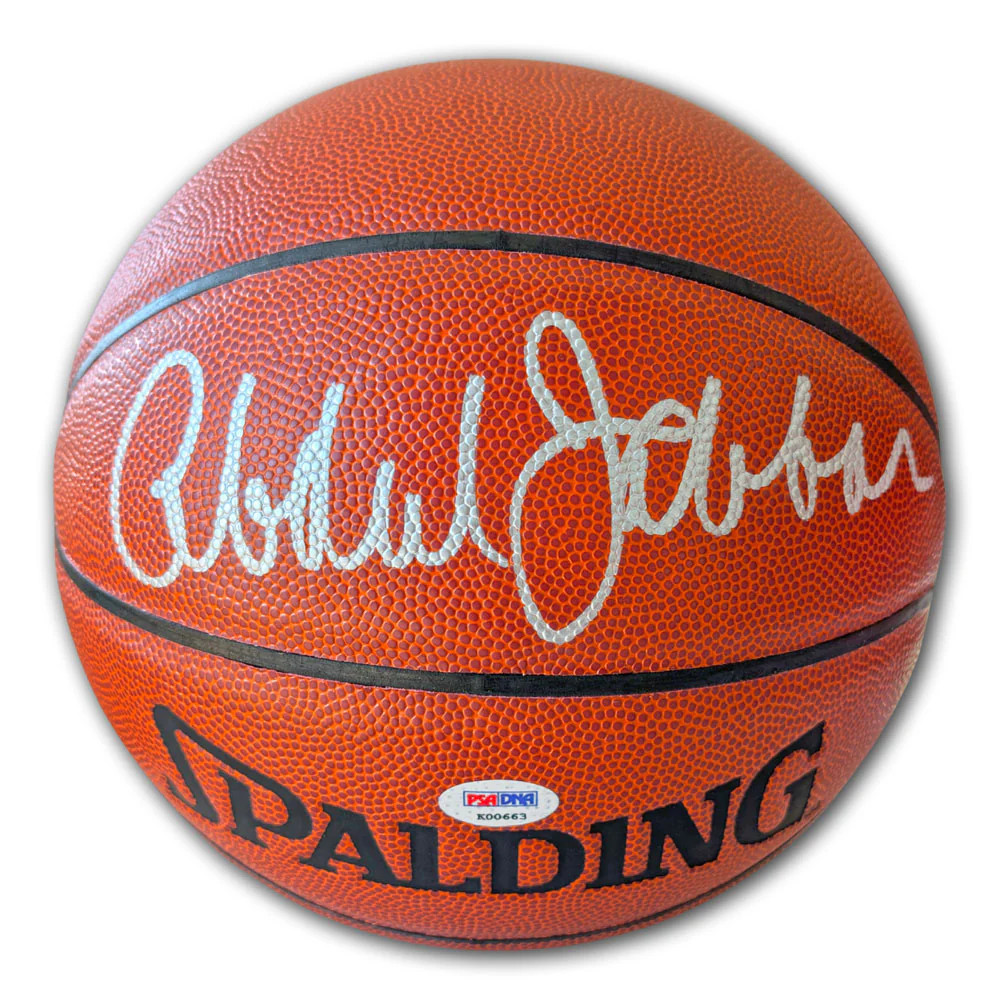 Kareem Abdul-Jabbar Autographed Spalding NBA Official Basketball - PSA/DNA