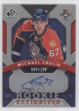 2008 SP Game Used Edition Rookie Exclusives /100 Michael Frolik #RE-MI Auto 10gc