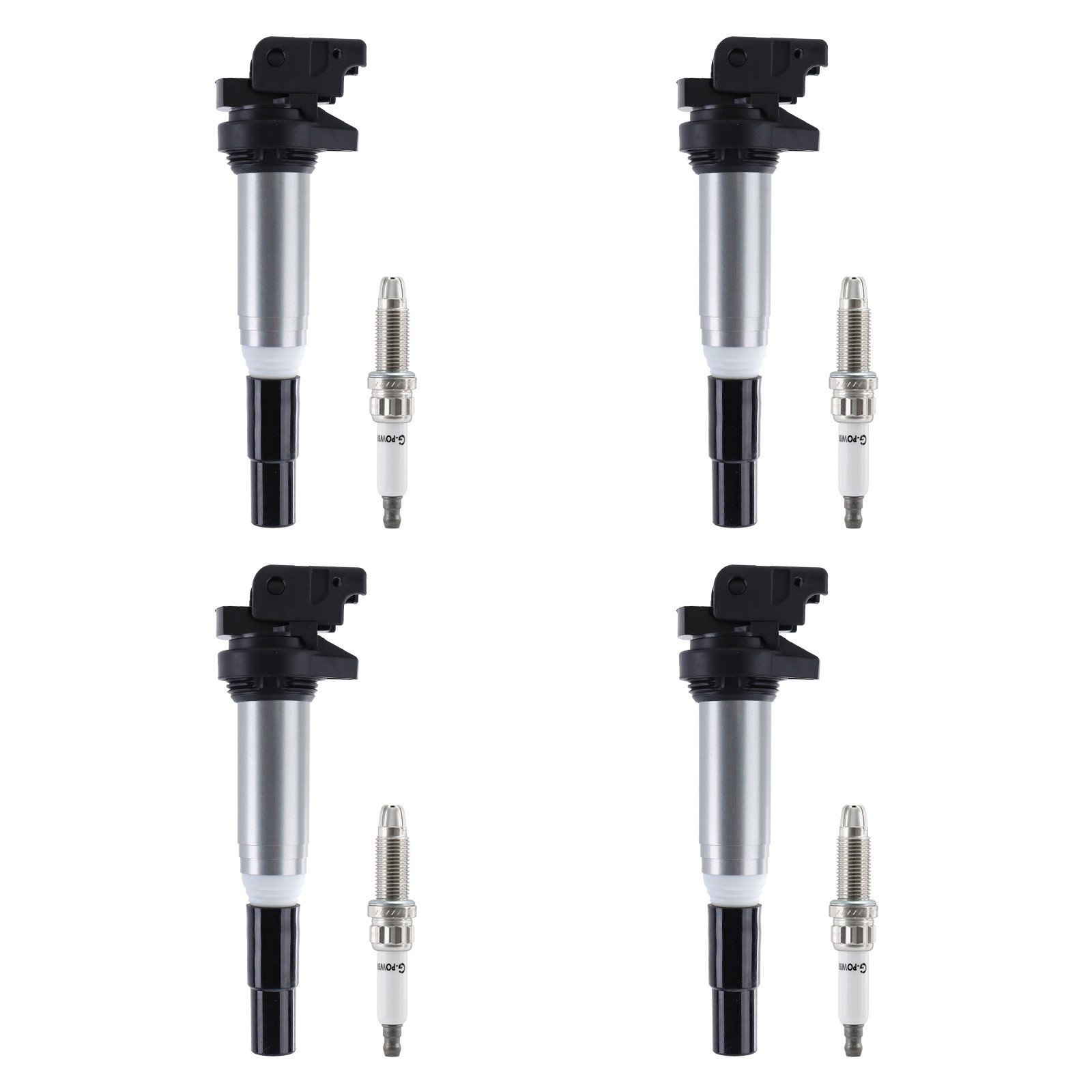 4x Ignition Coil & 4x Iridium Spark Plug Kit for BMW 320i 330Ci X3 Rolls-Royce
