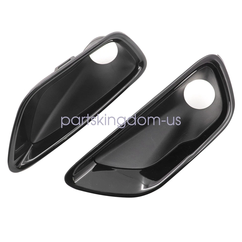 Пара черных ободков для противотуманных фар для Jeep Grand Cherokee 2017-2021 годов выпуска - Изображение 4 из 4