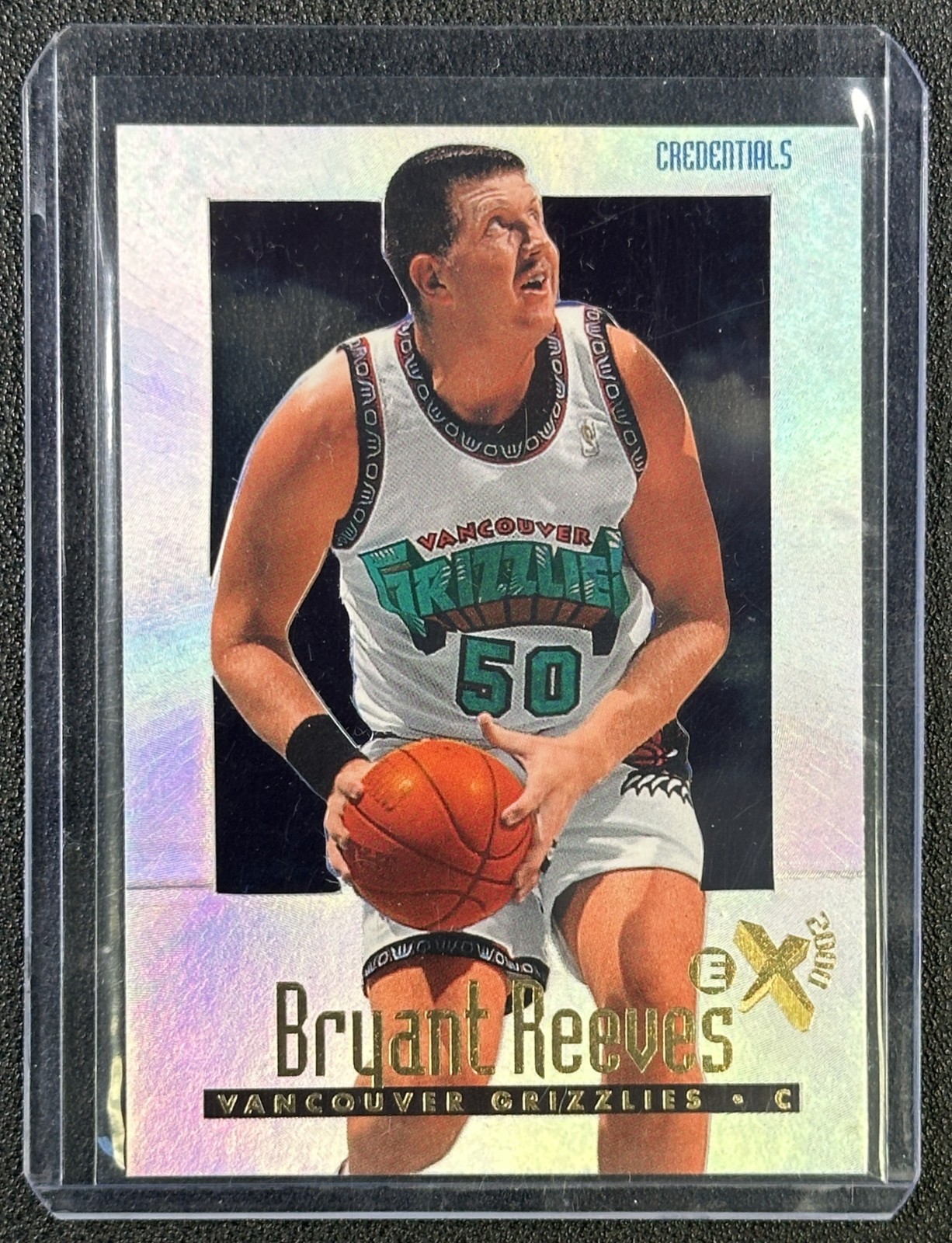 BRYANT REEVES 1996 SKYBOX EX-2000 #77 CREDENTIALS 330/499 GRIZZLIES