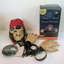 Pirate Skull & Hands Ground Breaker Halloween...