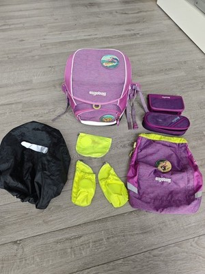 Ergobag Schulranzen Mädchen 6tlg. inkl. Turnbeutel Regenhülle Reflektoren